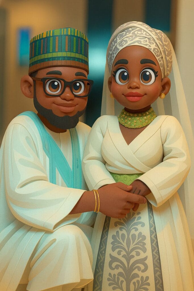 Orangecityz 3D image of Ashiru Idris & Basira Yarguda 3D